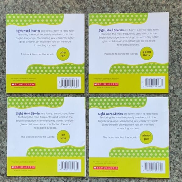 Scholastic Sight Word Stories Set Learning Reading 11 Books Gina Shaw - Picture 4 of 8